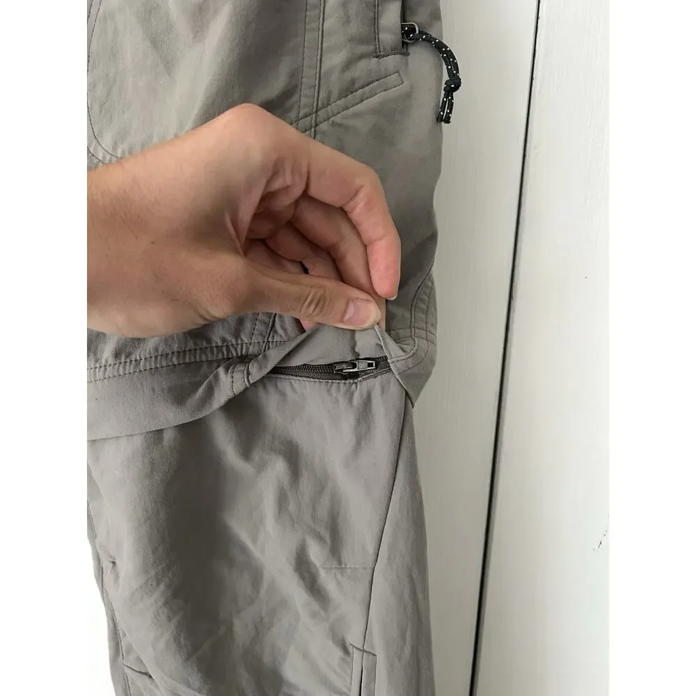 Mountain Hardwear Convertible Zip Off Hiking Pants Men’s M Regular Gray Nylon